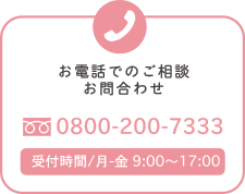 電話でのお問合せ